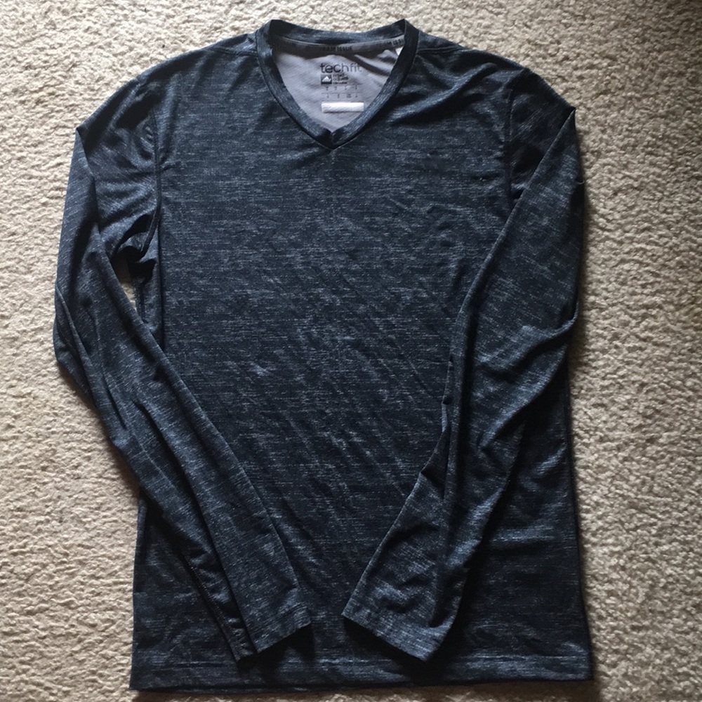 Adidas techfit long sleeve v-neck